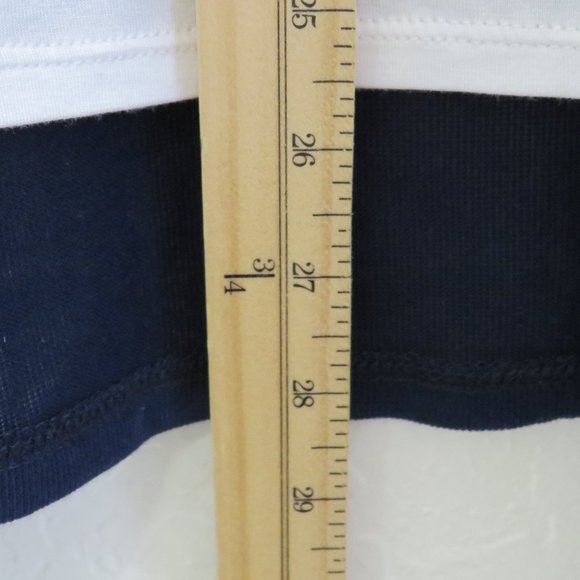 Always Indigo* Women's Long Tabbed Sleeve Boat Neck Scarf Cardigan/Blouse~ Large - Picture 9 of 11